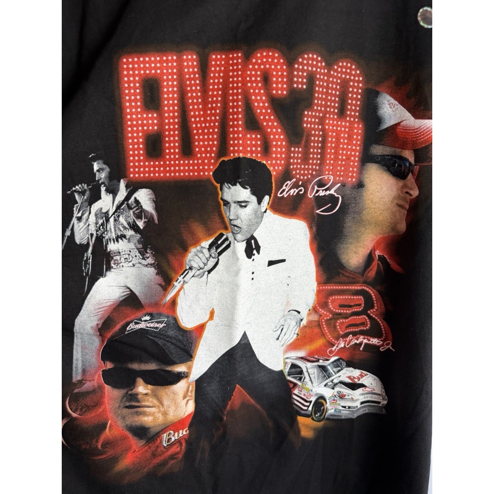 DaleEarnhardtJr 2007 #8 Bud Elvis 30th Anniversary T-shirt Xxl NASCAR Aop